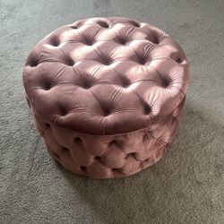 Pink/Purple Ottoman