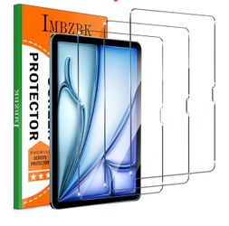 2 Pack Screen Protector for iPad Air 11 Inch 6th Generation (M2 2024 6th Gen) 9H Tempered Glass Accessories, Ultra HD, Anti-Scratch, Case Friendly, Fa