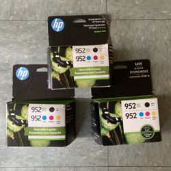 HP 952 XL / 4-Pack, Black & Color / Save $$$