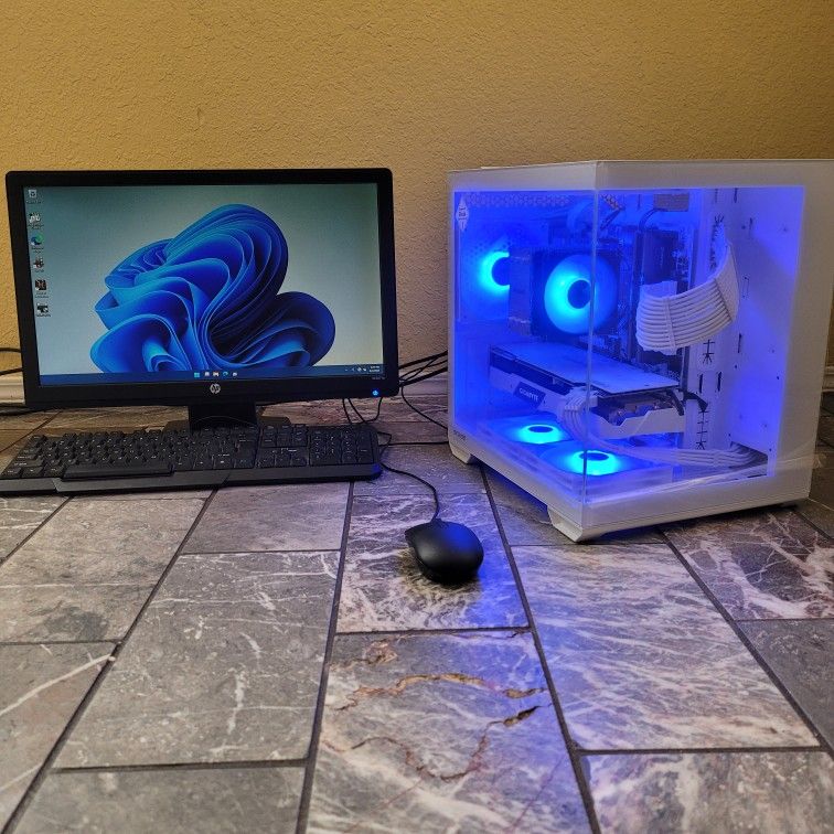 All White Gaming PC 🔸 RTX 2070 Super 🔹 Ryzen 5500 🔸 1.5tb Storage