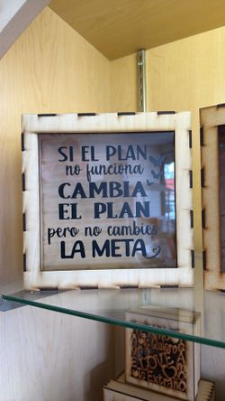 Alcancia de madera