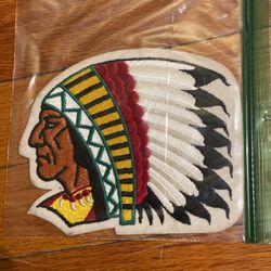 Vintage Indian Chief Patch Never Used!!! OLD New Stock