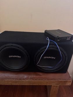 Memphis Dual Subwoofer Box with Amplifier