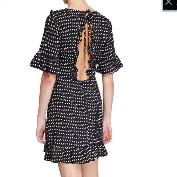 Neiman Marcus Lost + Wander dress B&W mini dress