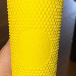 Starbucks Yellow Studded Cold Cup – Summer 2021 Hawaii