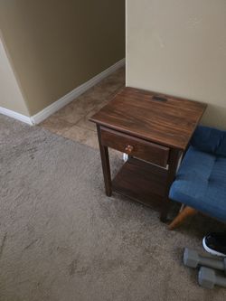 Oak nightstand