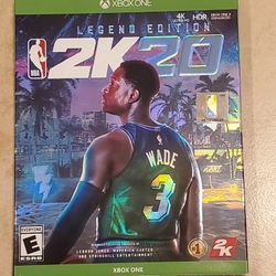 NBA 2K20 Legend Edition Dwayne Wade Microsoft Xbox One Game New Sealed Rare NIB

 