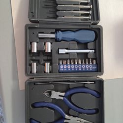 Mini Tool Kit Screwdrivers Pliers Socket DIY Tools