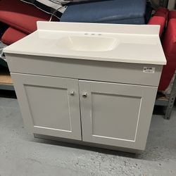 36” Bathroom Vanity With Sink 