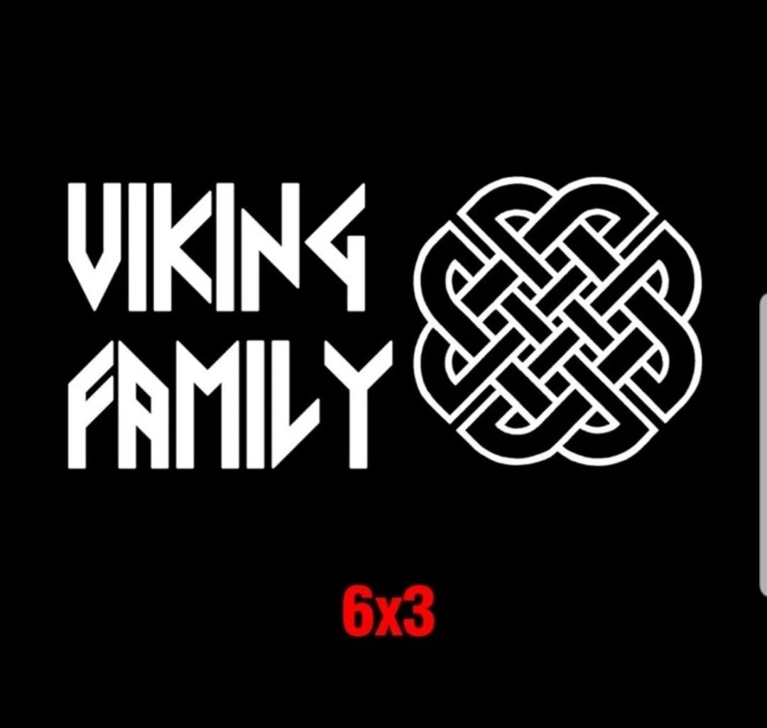 Viking Family Vinyl Sticker Decal