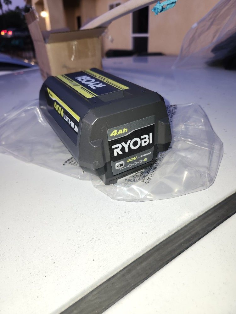 Ryobi 40V Lithium-Ion 4.0 AH Battery
