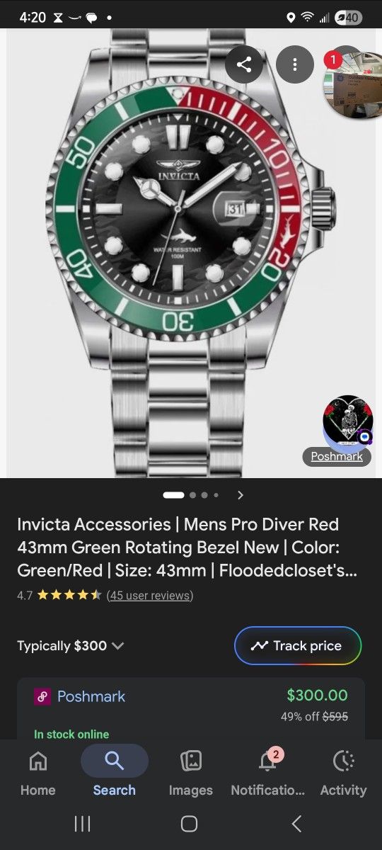 Invictica Pro Diver Watch