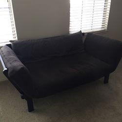 Small Sofa.  Dark Grey.  