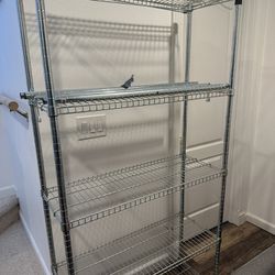 Steel 5 Shelf Storage Rack Unit 