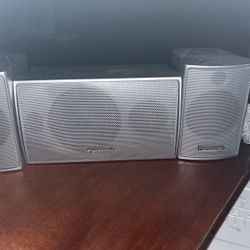 Panasonic Vintage Surround Sound Speakers