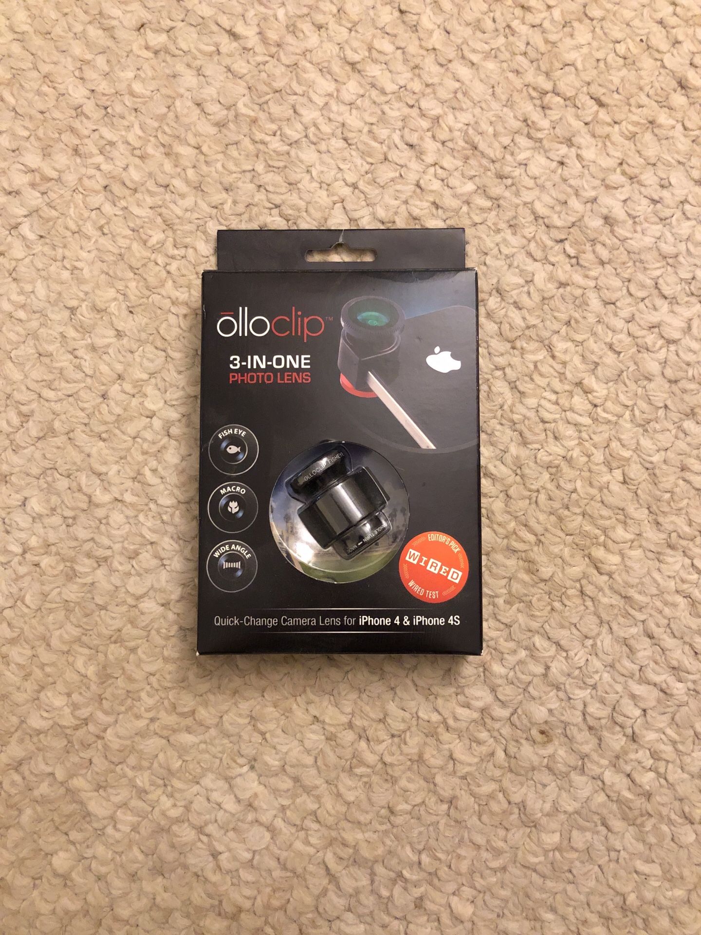 Ollo clip lens for iPhone 4 & 4s used