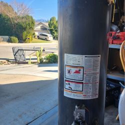 Is about 10 -12 years old  and it leaks from  internal tak