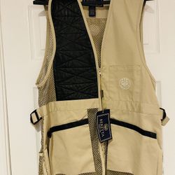 New Women’s Beretta Hunting Shooting Marksmanship Outdoors Khaki /Black Vest Size US 12