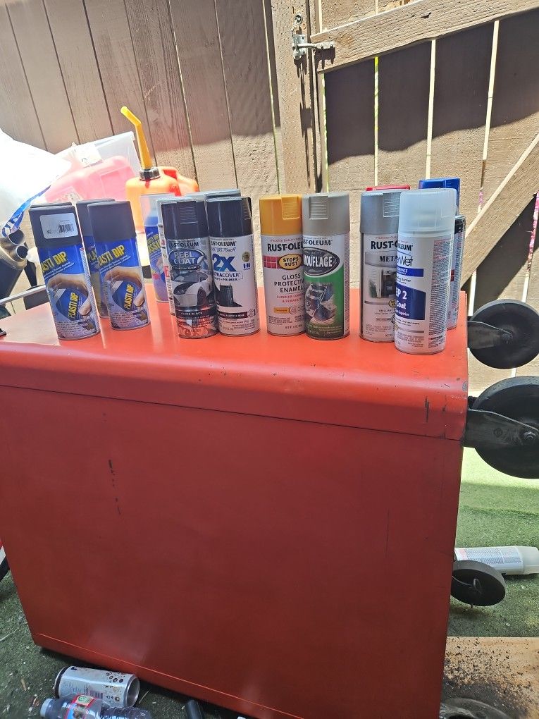 Spray Paint Bundle 17 Cans Full