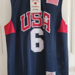 Lebron James 2008 #6 USA Jersey-New