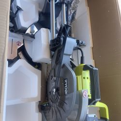RYOBI 15 Amp 10 in. Sliding Compound Miter Saw with LED