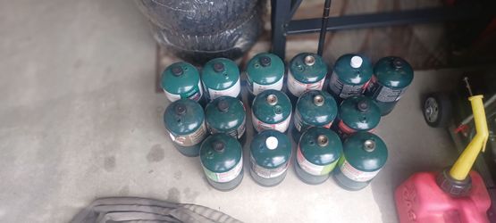 Propane bottles several available at $3.50 each. All are full