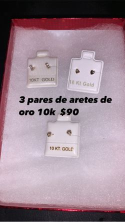 Aretes De Oro