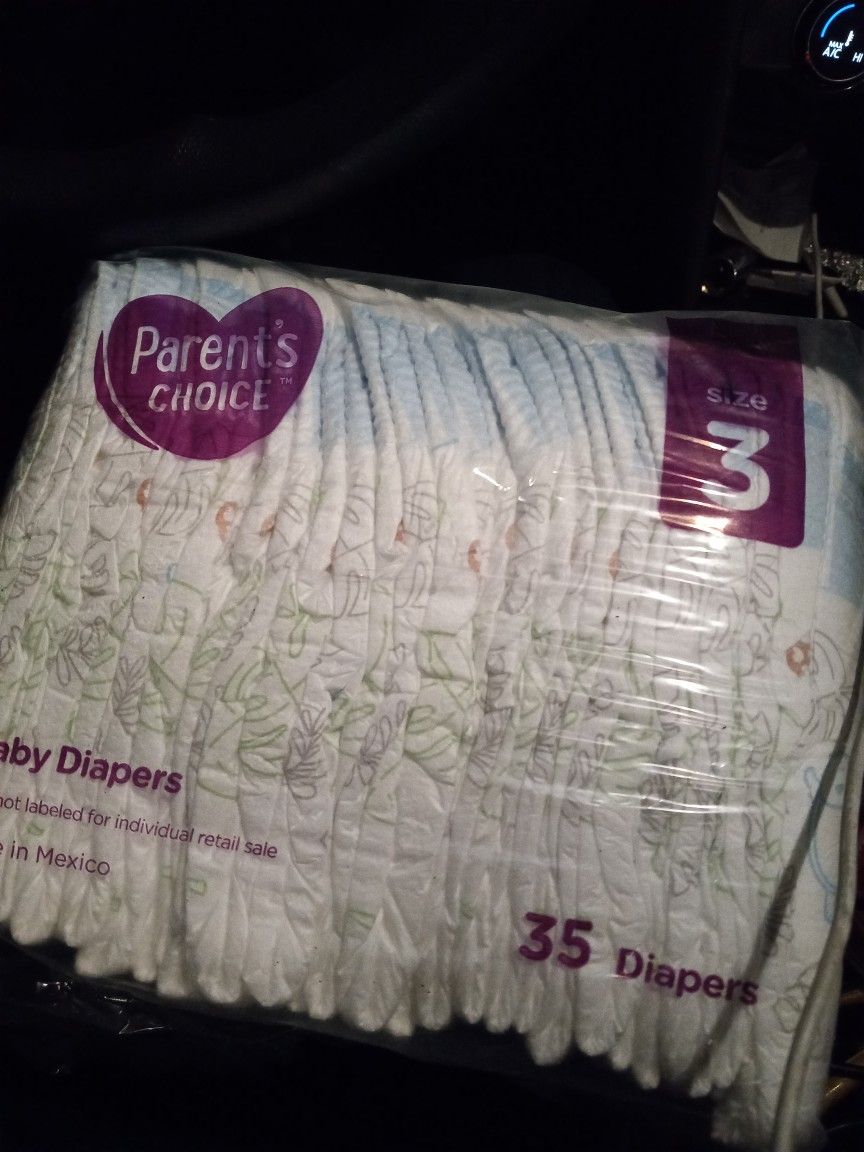 210 Newborn Size 3 Diapers Parents CHOICE!! GOOD QUALITY SAVE A LOT!!!