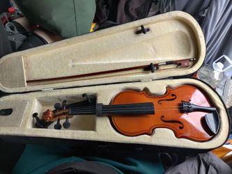 Full Size 4/4 Student Violin with Bow & Case – Ready to Play