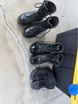 Police work boots