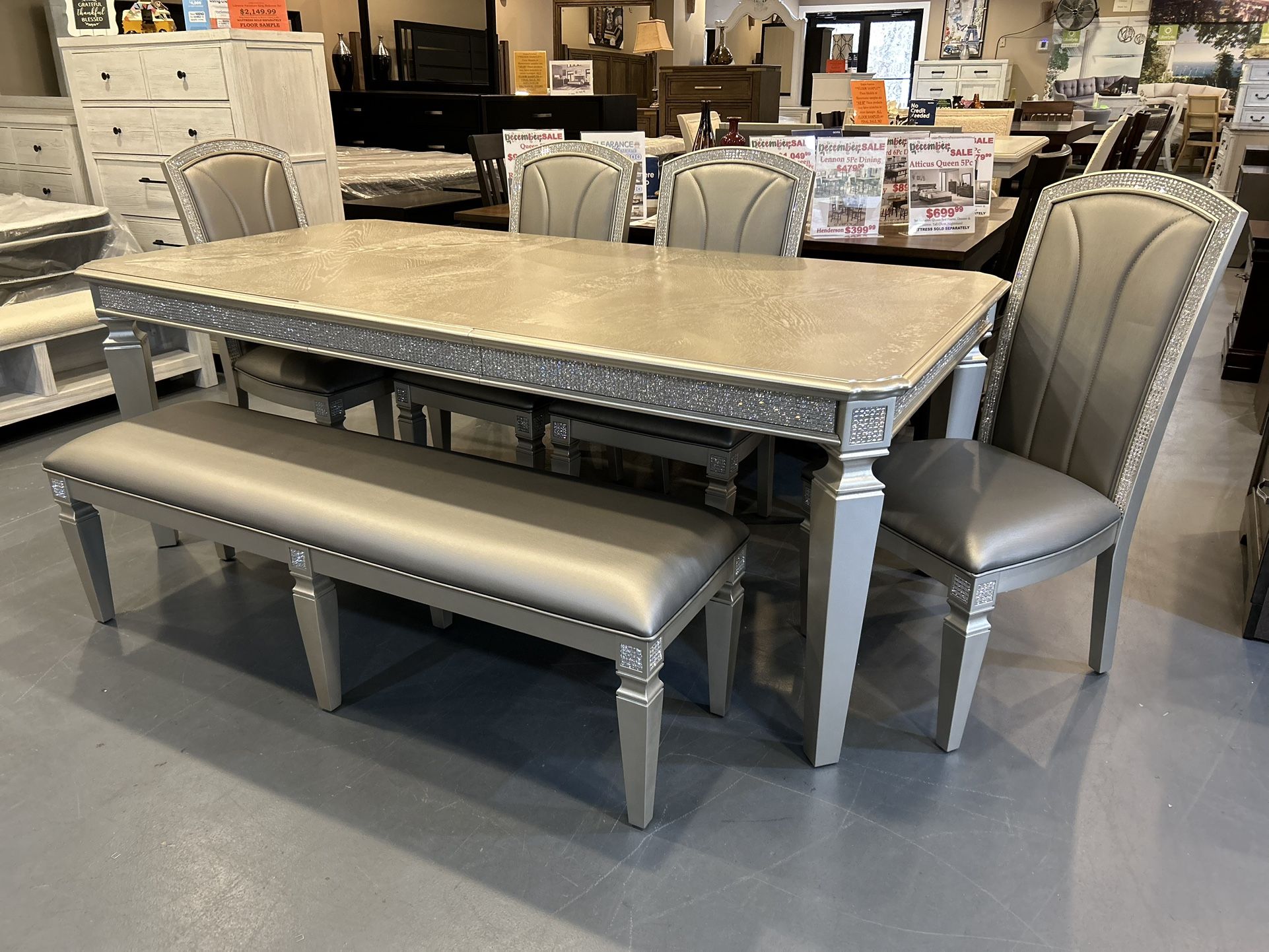New 6pc Dining Table Set
