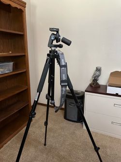 Professional camera tripod.