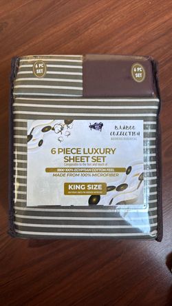 Bamboo Collection 6-Piece King Sheet Set