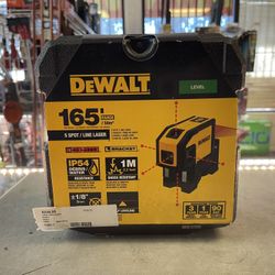 Dewalt 165 Ft Red Self Leveling 5 Spot And Horizontal Line Laser 