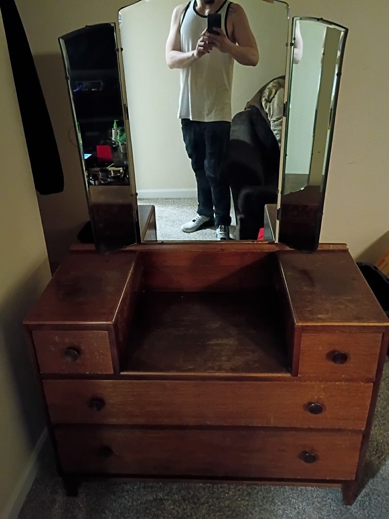Vanity Dresser Combination