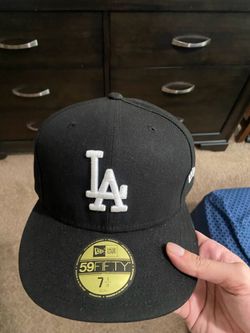 Black dodger hat cap 7 1/4
