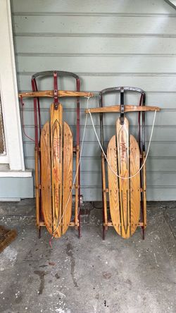 Sleds!  Old School Yankees