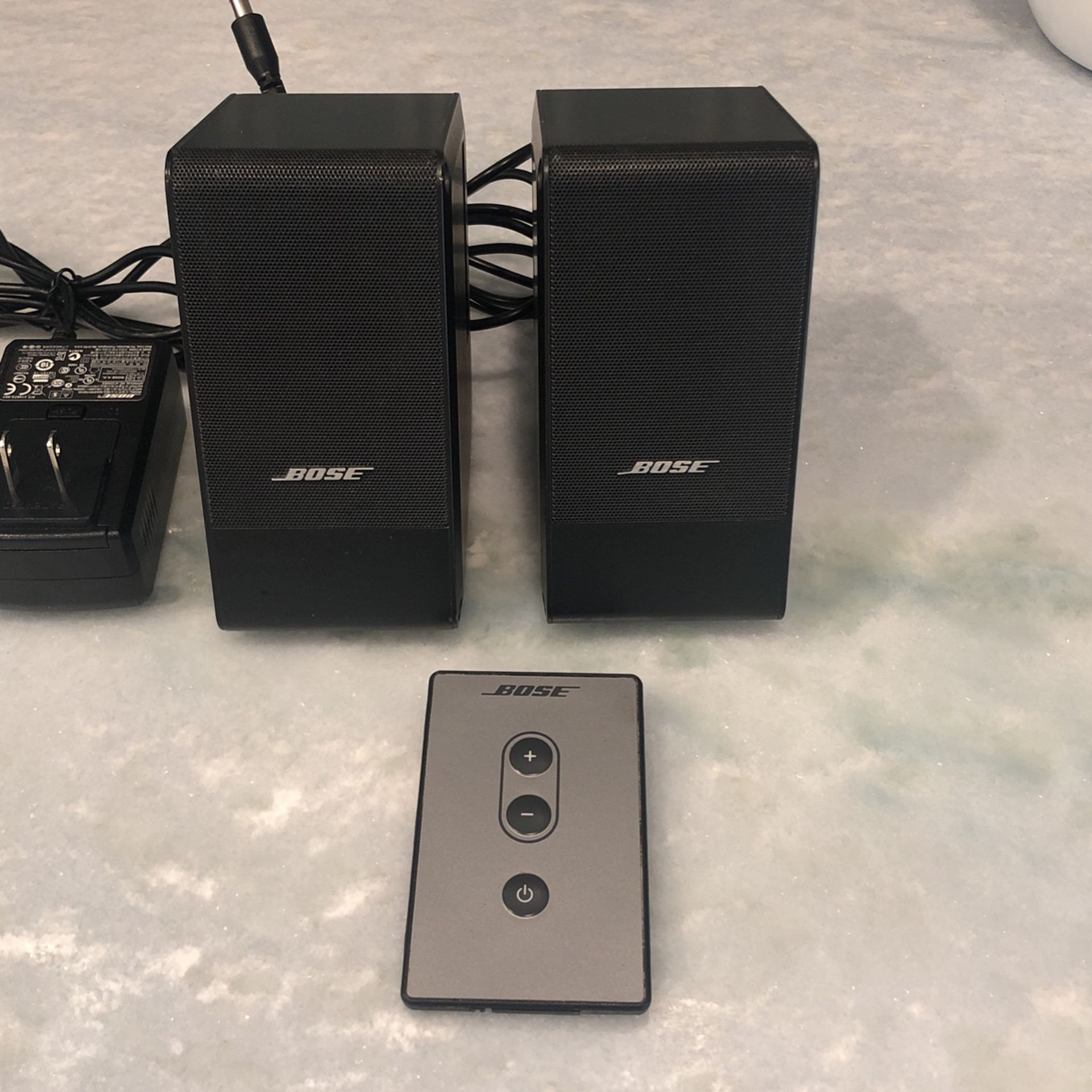 Bose Computer MusicMonitor Desktop Laptop companion Speakers With remote 