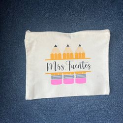 Pencil Bag Personalized For Teachers 