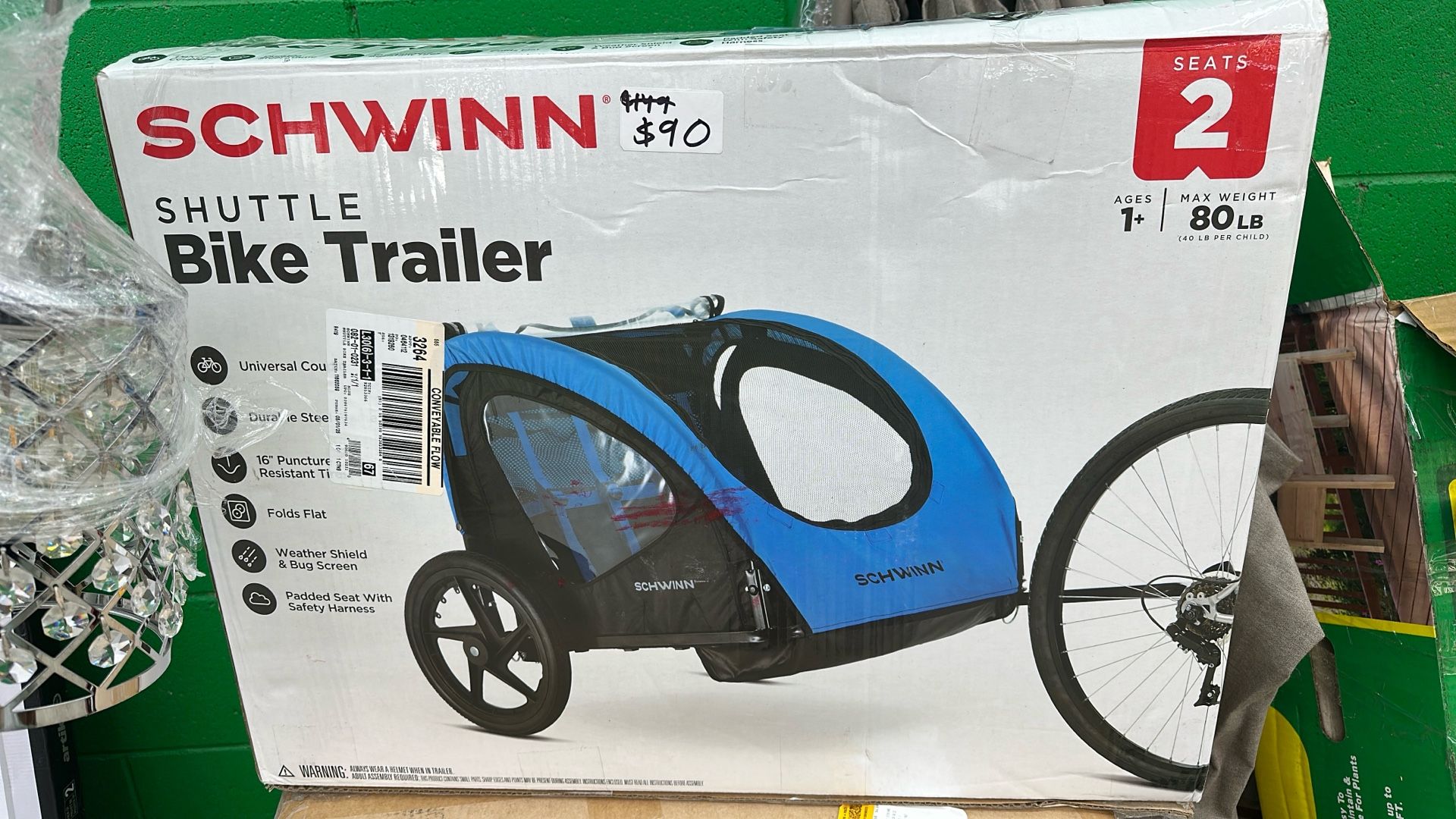 Shuttle bike trailer
