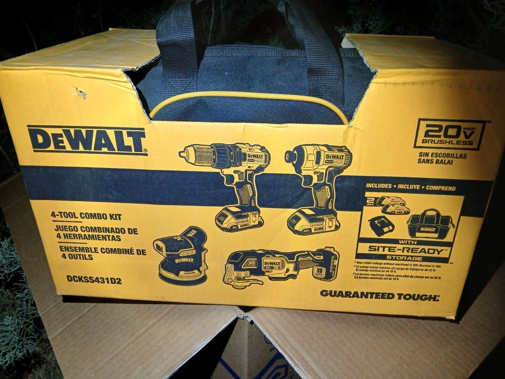 Dewalt 20 Volt 4 Tool Combo Pack XR