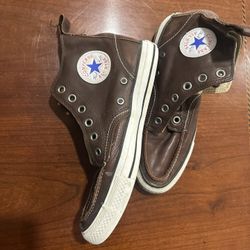 Leather Converse shoes  