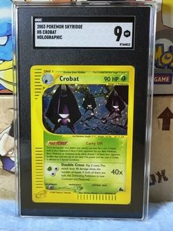 Crobat H5/H32 Skyridge Holo Rare SGC 9 MINT 2003 Pokemon WOTC Vintage