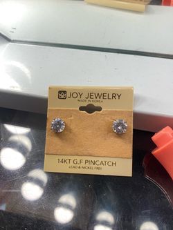 Sterling silver and lead free Diamond earrings