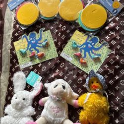 Easter Decor Bundle Gifts Stuffed Animals Toys ty chic bunny lamb