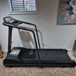 Electric treadmill.