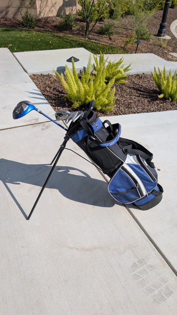 Jr Youth Golf Clubs And Bag