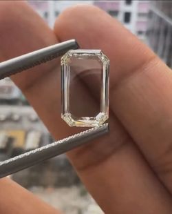 5 carat RARE Portrait Cut Moissanite GRA Certified paperwork included ✅