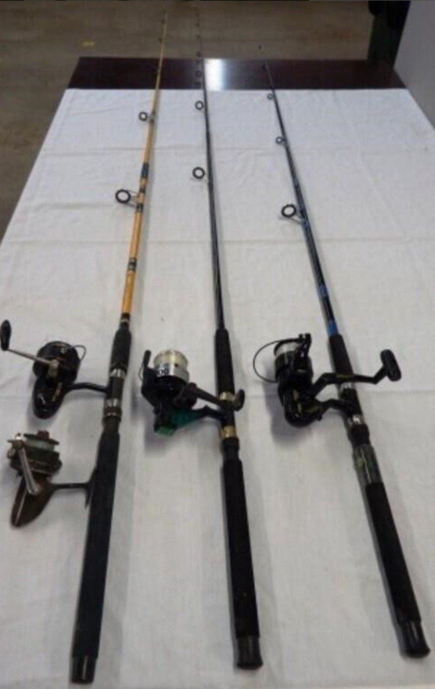 Large Fishing Reels & Rods