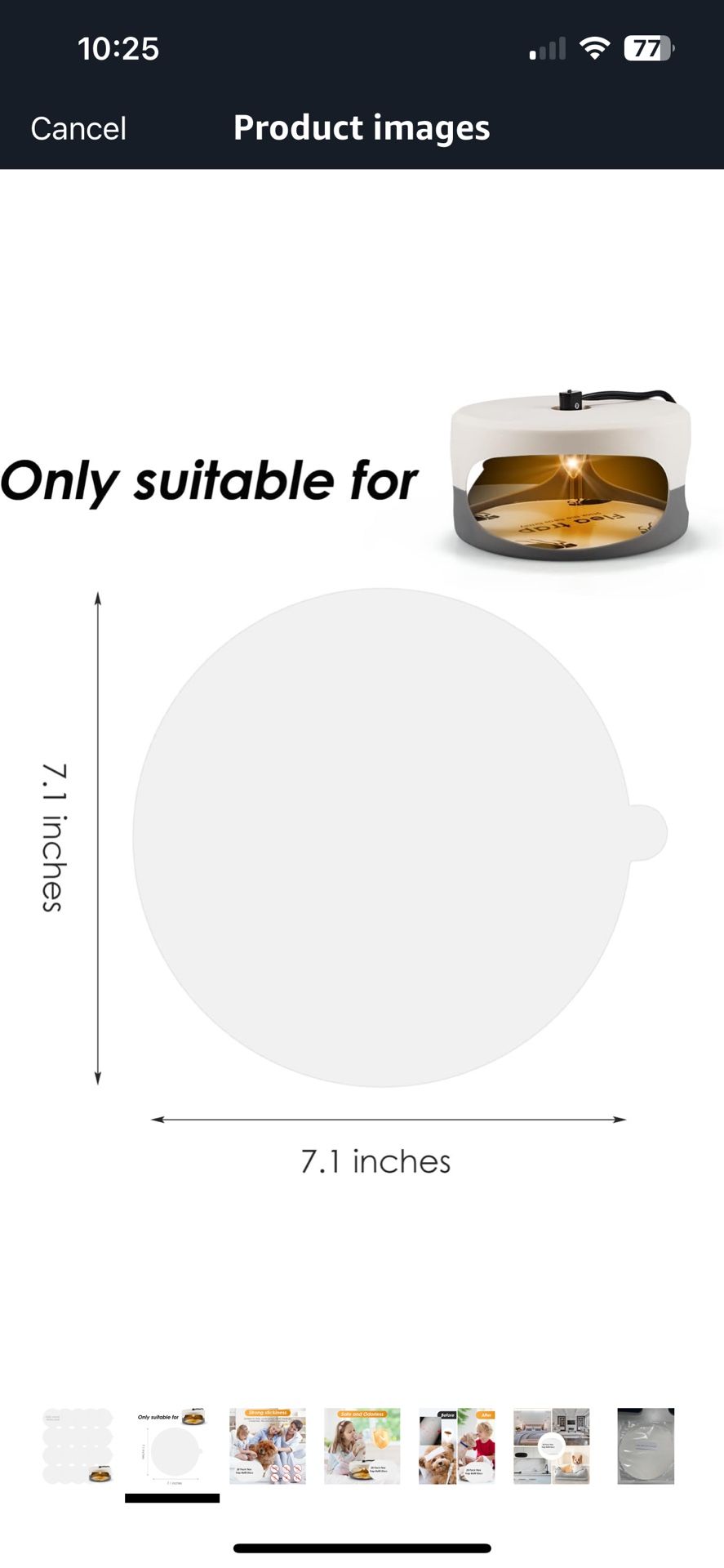 7” Round Flea Traps 40 Count